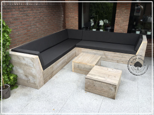 steigerhouten hocker