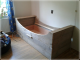 Steigerhouten bed met lade